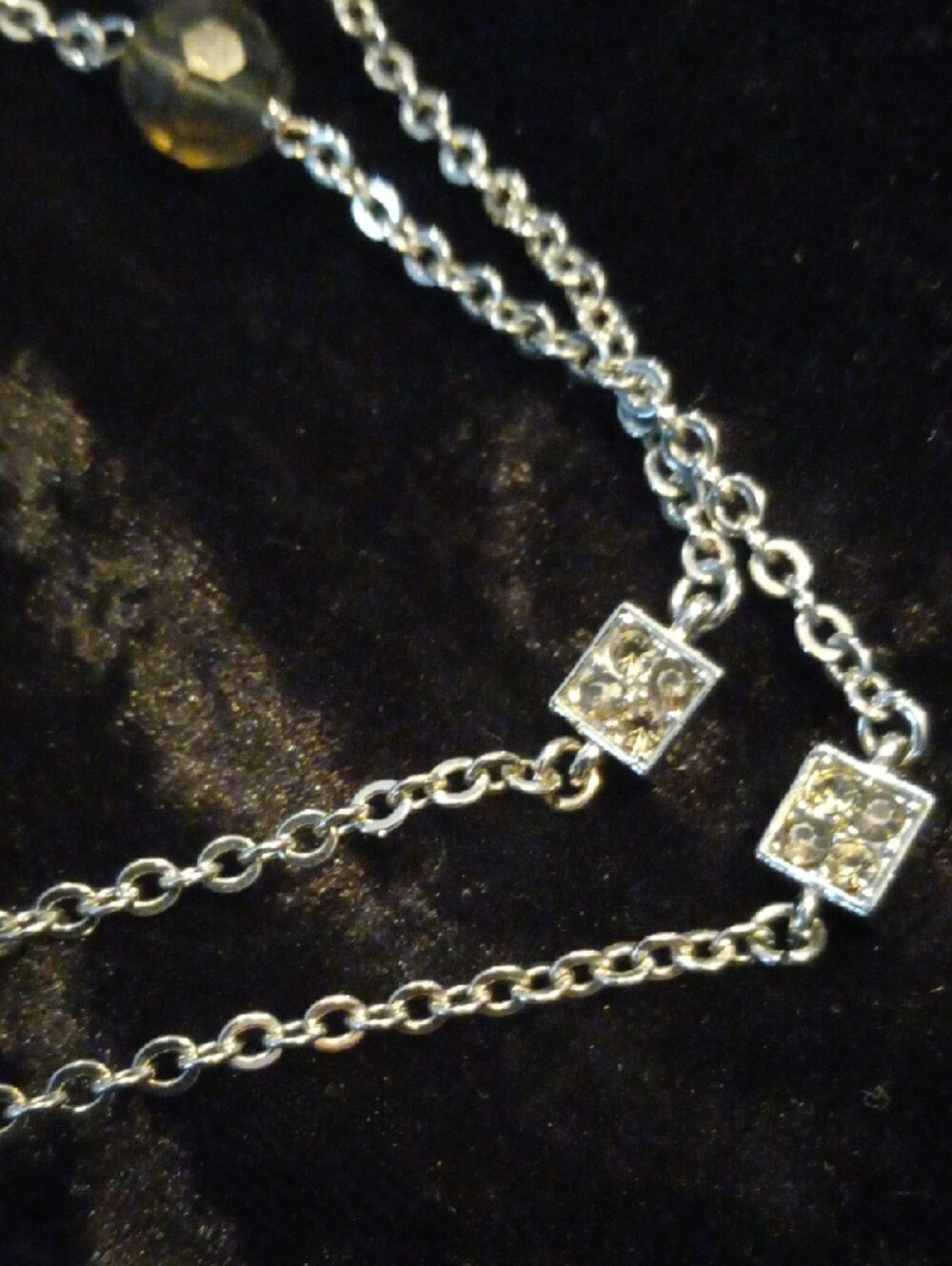Cookie Lee Silver-Tone Beaded Necklace & Matching Hoop Earrings - Picture 12 of 13